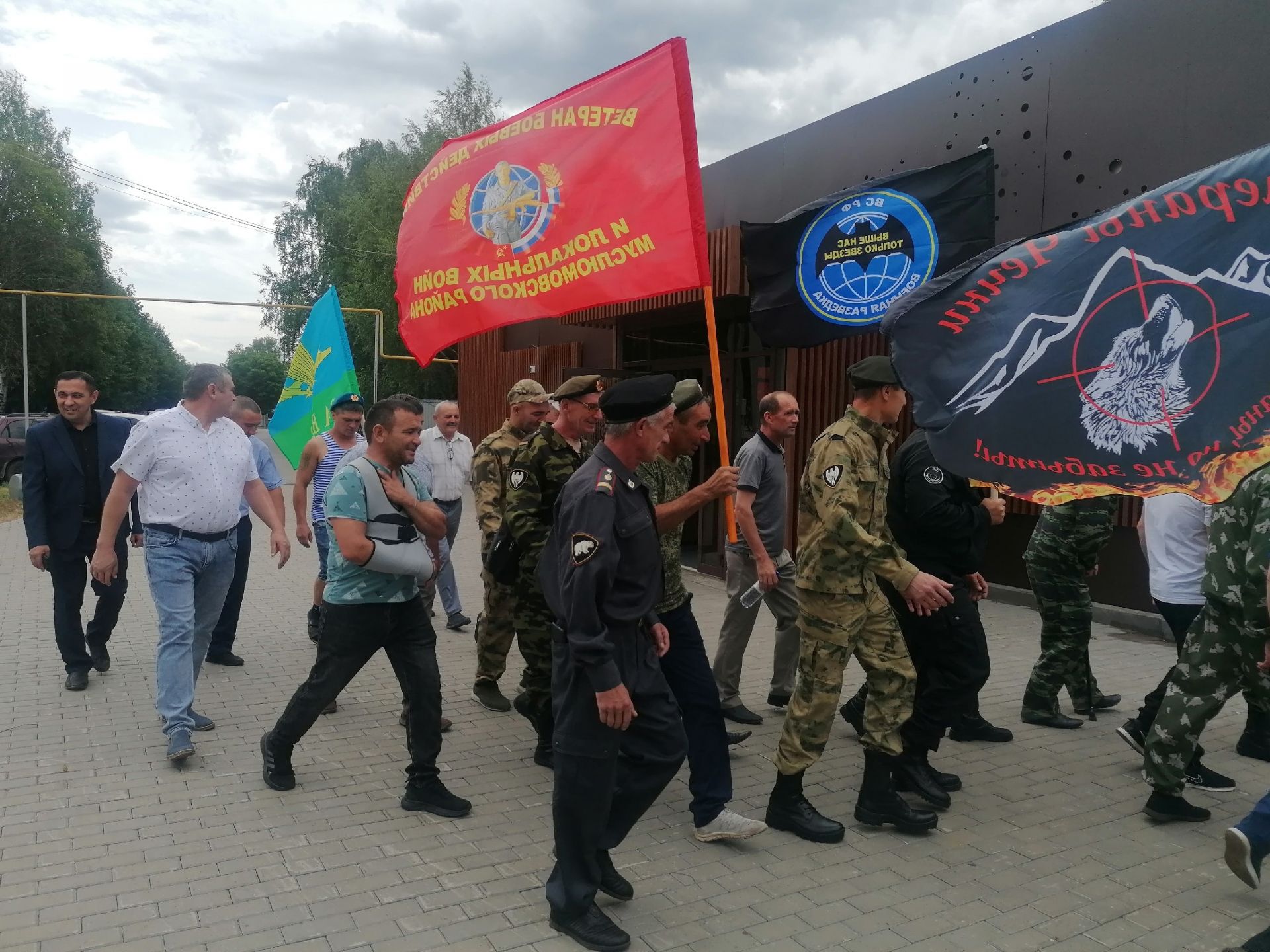 Митингта катнашканнар «Батырлар йорты»нда булдылар