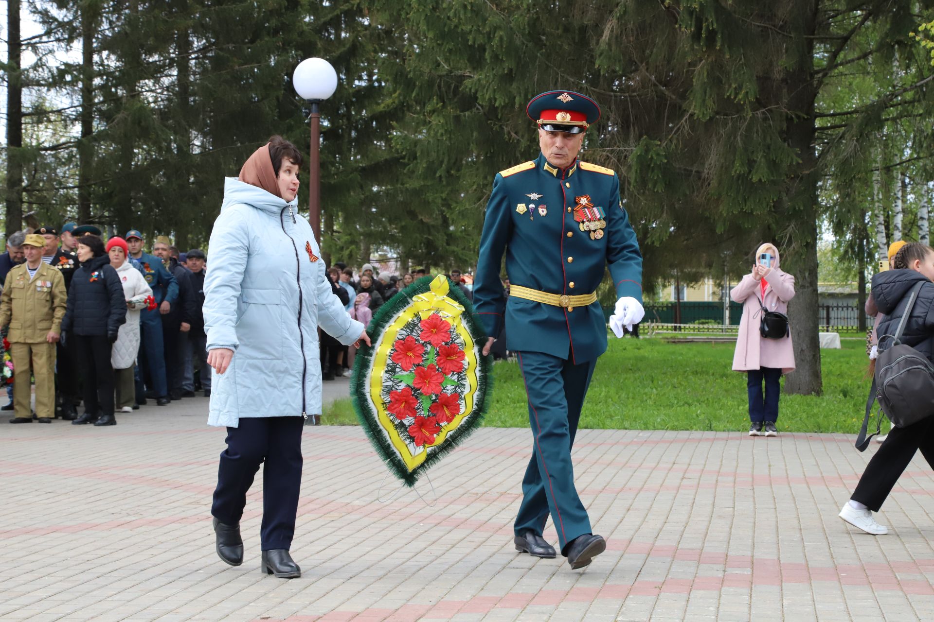 Җиңү көне уңаеннан Сугышчан һәм хезмәт даны мемориаль комплексында чаралар (+фоторепортаж)