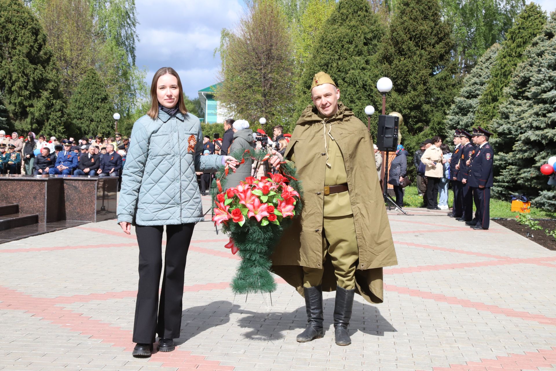 Җиңү көне уңаеннан Сугышчан һәм хезмәт даны мемориаль комплексында чаралар (+фоторепортаж)