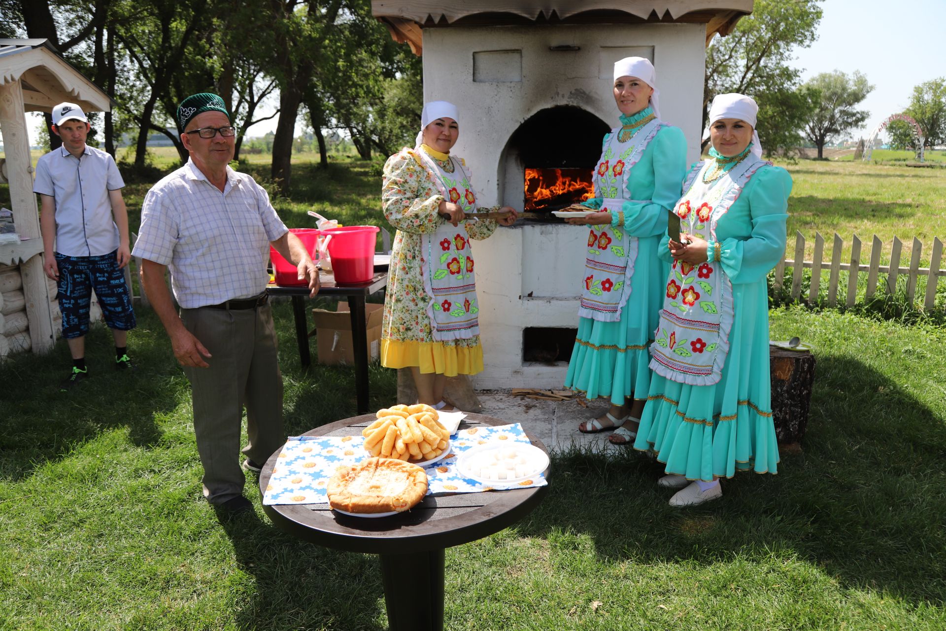 Мөслимнең “Кояшлы Ык” ял зонасында ветераннар Сабантуе үтте