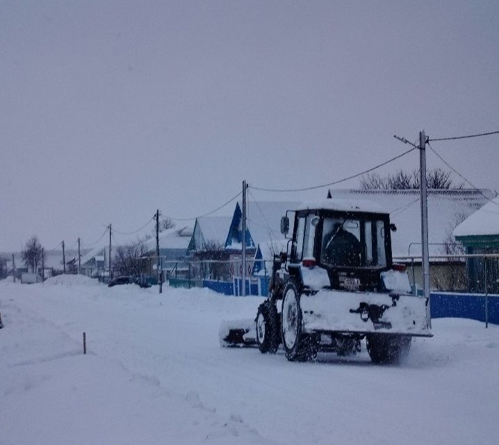 Бүген Мөслимдә кардан чистарту эшләре төнге сәгать 2дә башланды