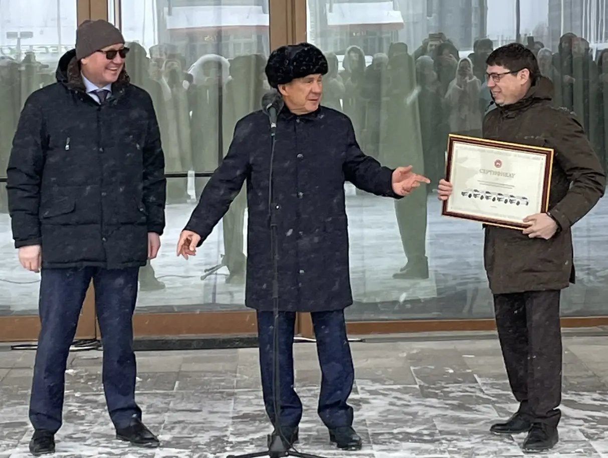 «Мөслим-информ» журналистлары бүген яңа автомобильдә беренче съемкаларын ясады