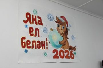 Мөслим картлар һәм инвалидлар интернат-йорты Яңа елны каршылый