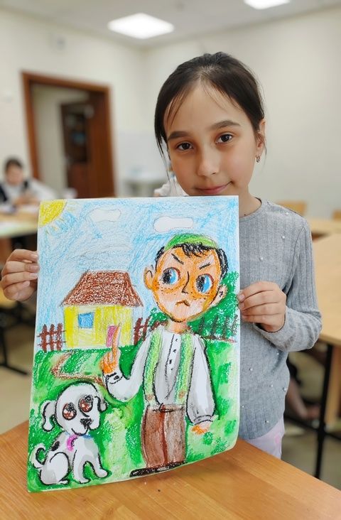 Әкият геройларын сурәтләгәннәр