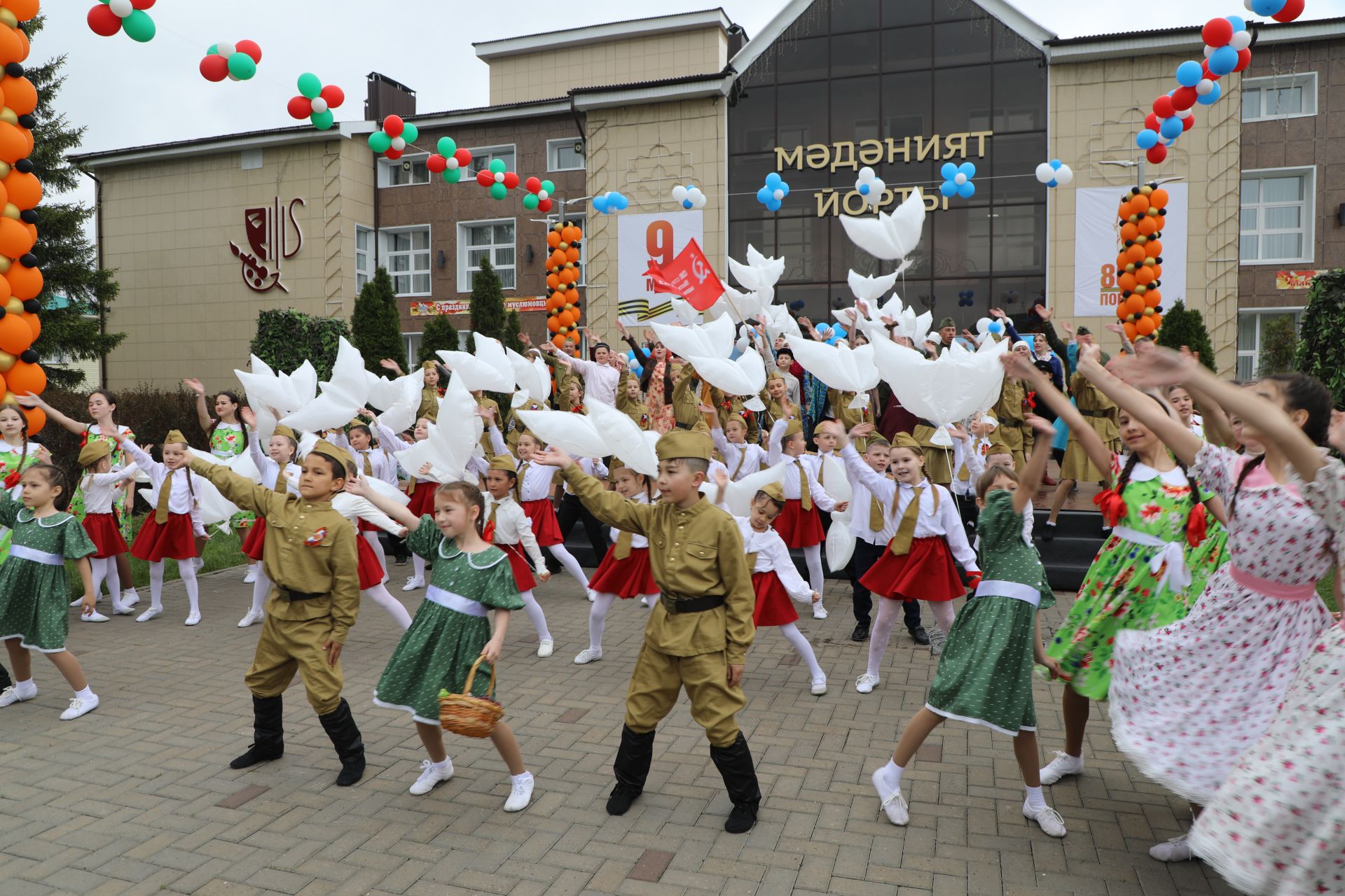 Бүген Мөслимдә Бөек Җиңүнең 80 еллыгына багышланган бәйрәм чаралары уза