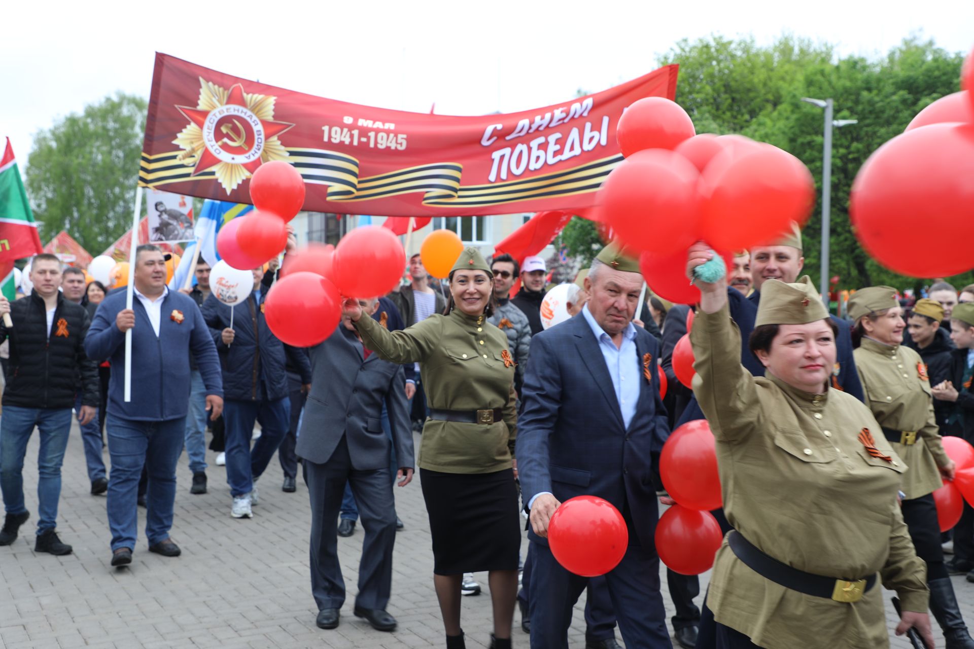 Бүген Мөслимдә Бөек Җиңүнең 80 еллыгына багышланган бәйрәм чаралары уза