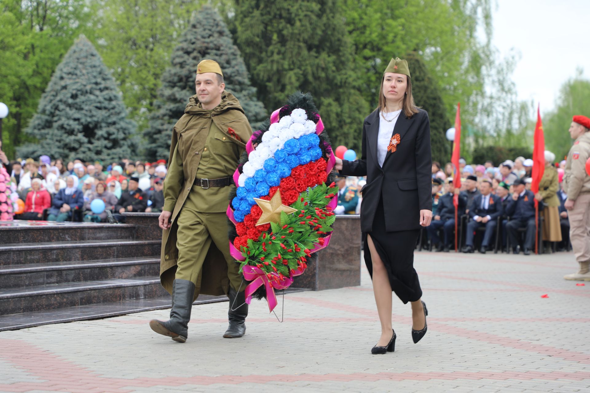 Бүген Мөслимдә Бөек Җиңүнең 80 еллыгына багышланган бәйрәм чаралары уза