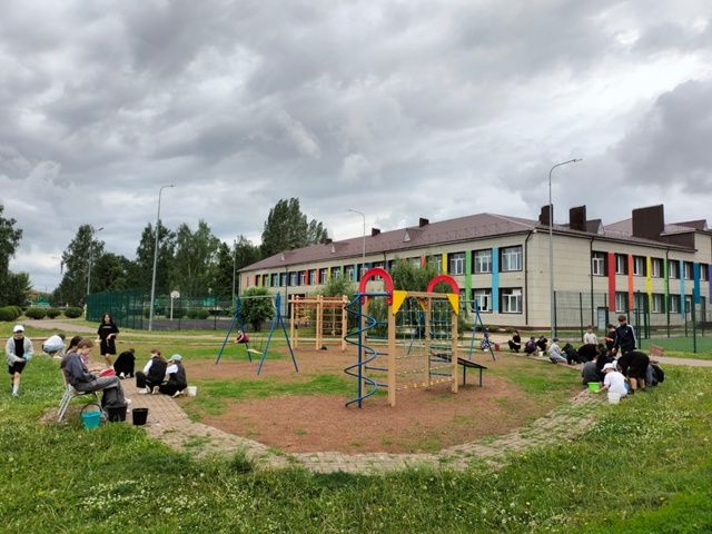 Мөслим лицеенда хезмәт һәм ял лагеры эшли башлады