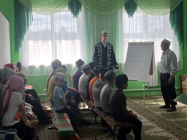 Метрәй авылының Исмәгыйль мәчетендә балалар өчен әхлак һәм ял лагере 7-12 июль көннәрендә узды