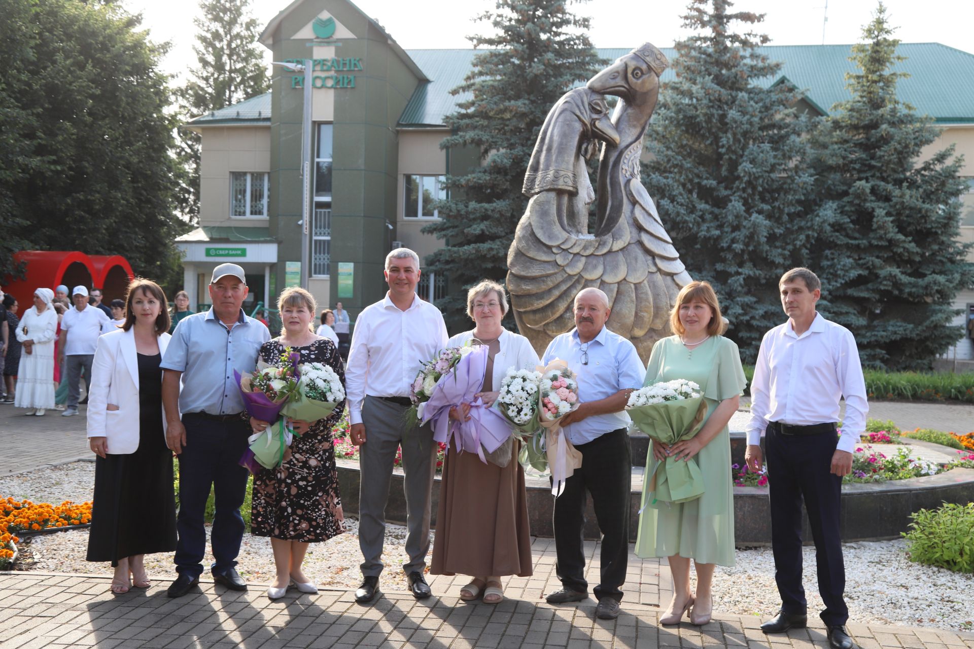 Мөслимнең «Бәхет» скверында Гаилә, мәхәббәт һәм тугрылык көненә багышланган чара үтте