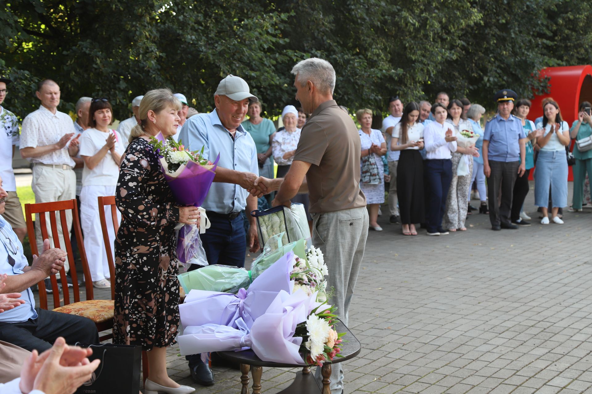 Мөслимнең «Бәхет» скверында Гаилә, мәхәббәт һәм тугрылык көненә багышланган чара үтте