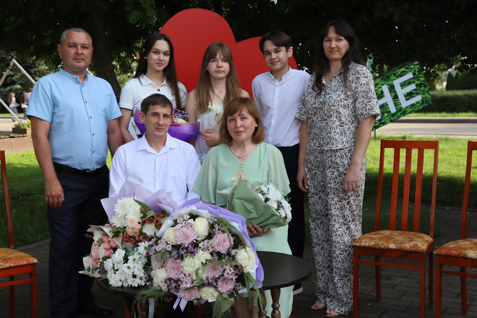Мөслимнең «Бәхет» скверында Гаилә, мәхәббәт һәм тугрылык көненә багышланган чара үтте