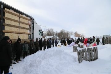 Мөслимлеләр тарафыннан әзерләнгән чираттагы гуманитар ярдәм йөге юлга кузгалды