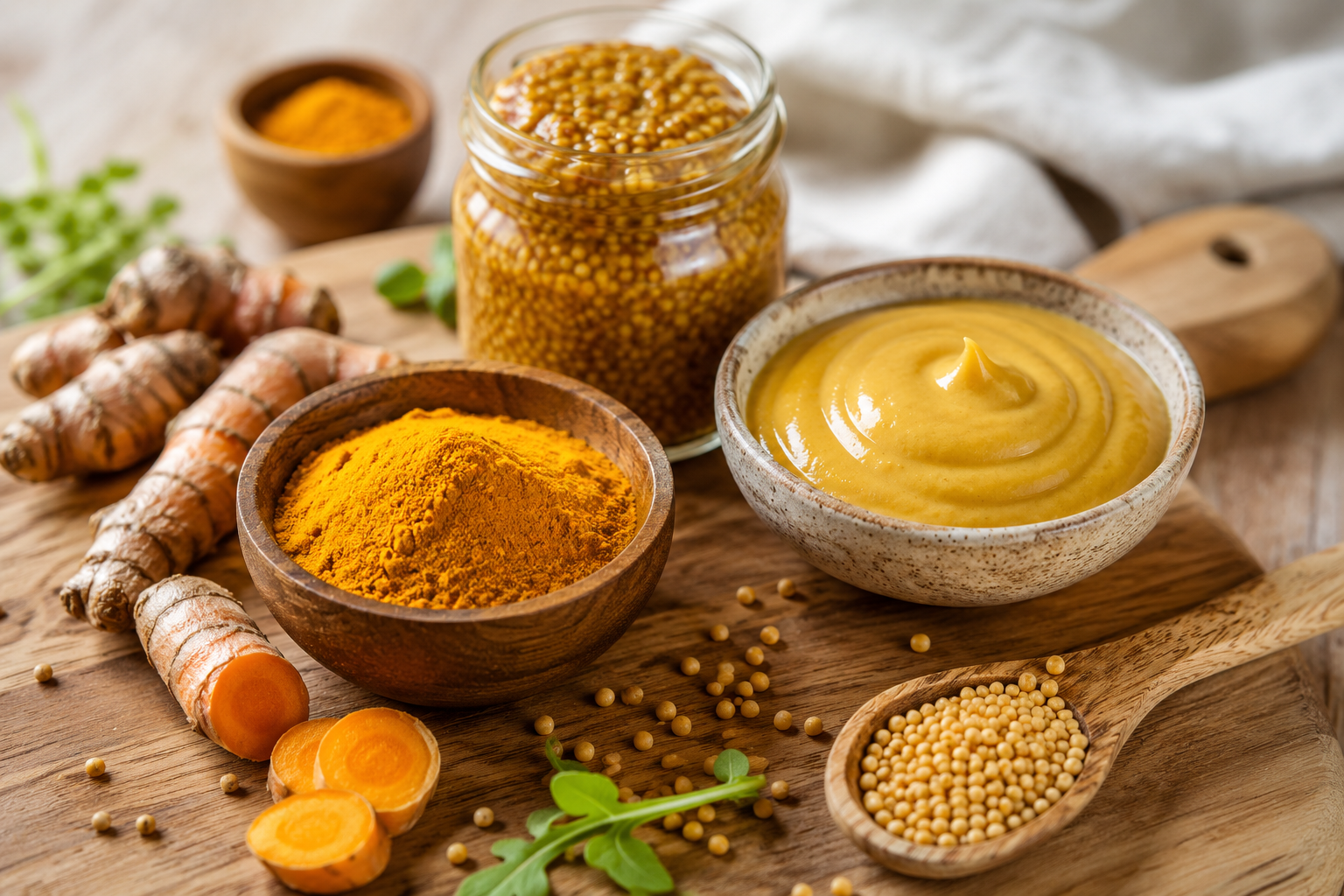 Суперфудлар якында гына: гадәти горчица белән куркуманың кыйммәте нидә?