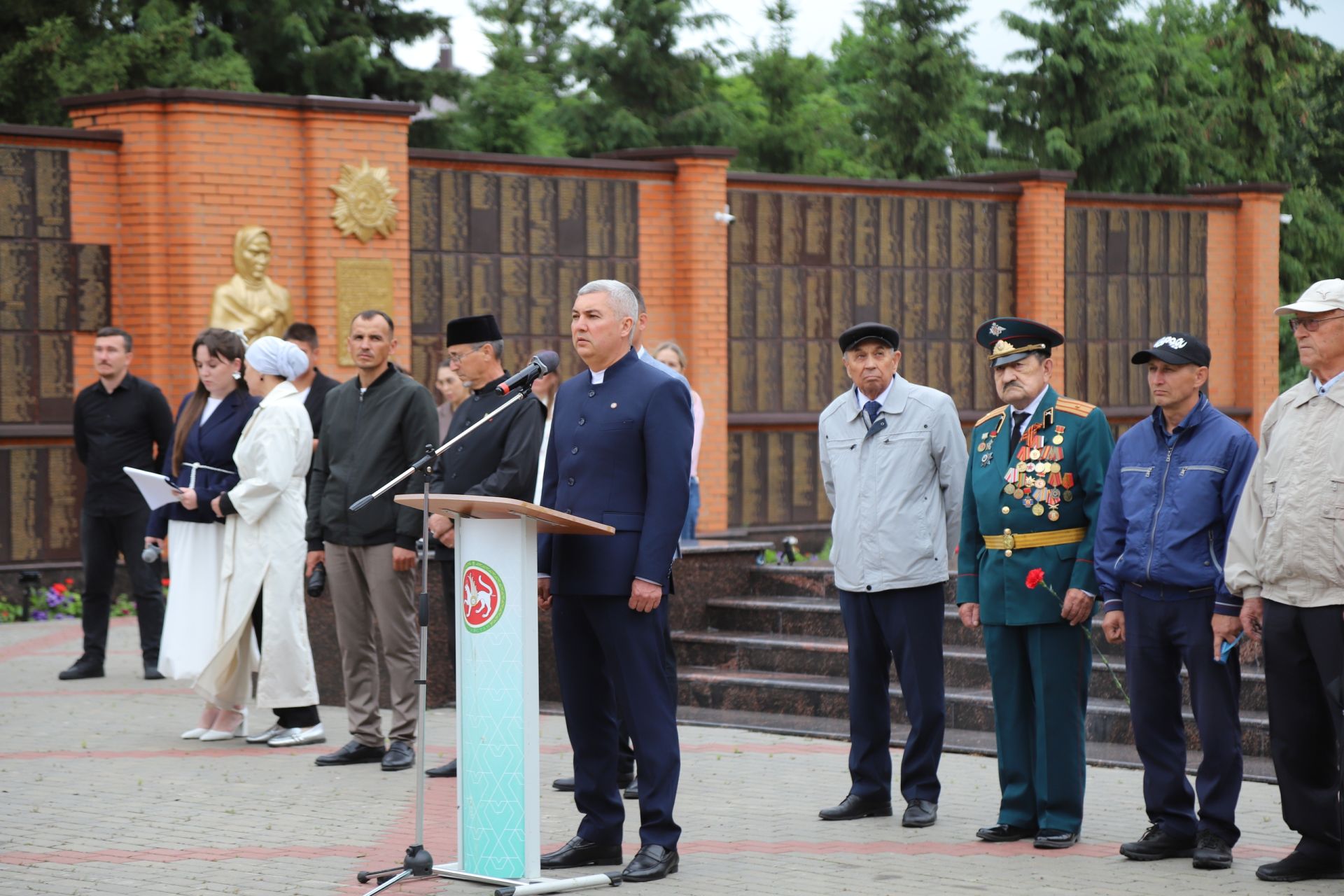 Мөслимдә Хәтер һәм кайгы көненә багышланган митинг узды