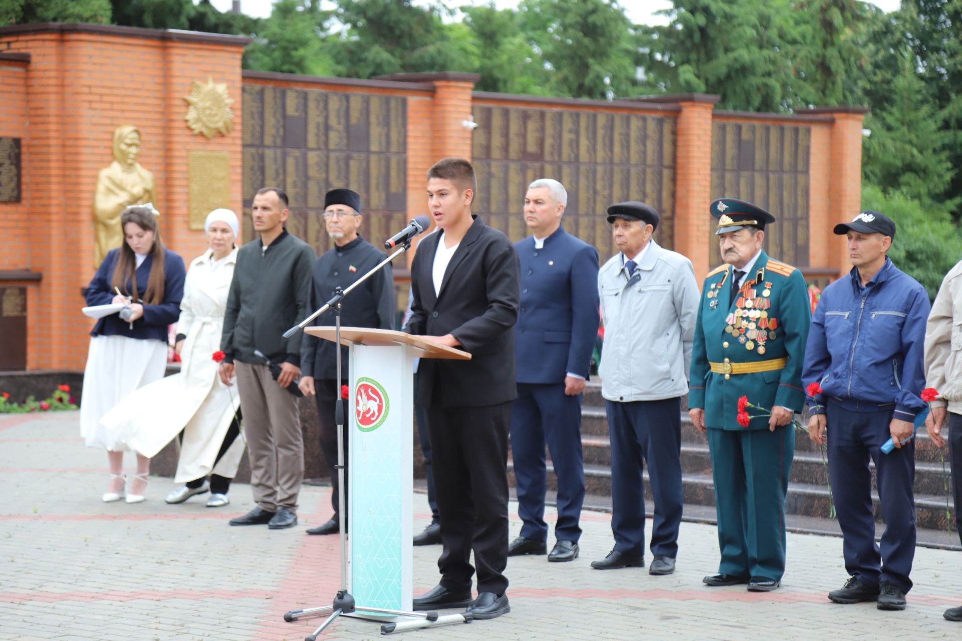 Мөслимдә Хәтер һәм кайгы көненә багышланган митинг узды
