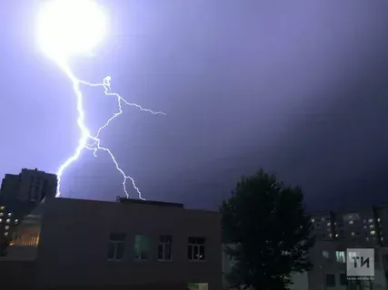 Гадәттән тыш хәлләр министрлыгы яшен вакытында куркынычсызлык кагыйдәләрен искә төшерде