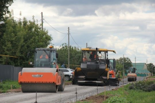 Катмыш авылында юл яңартыла