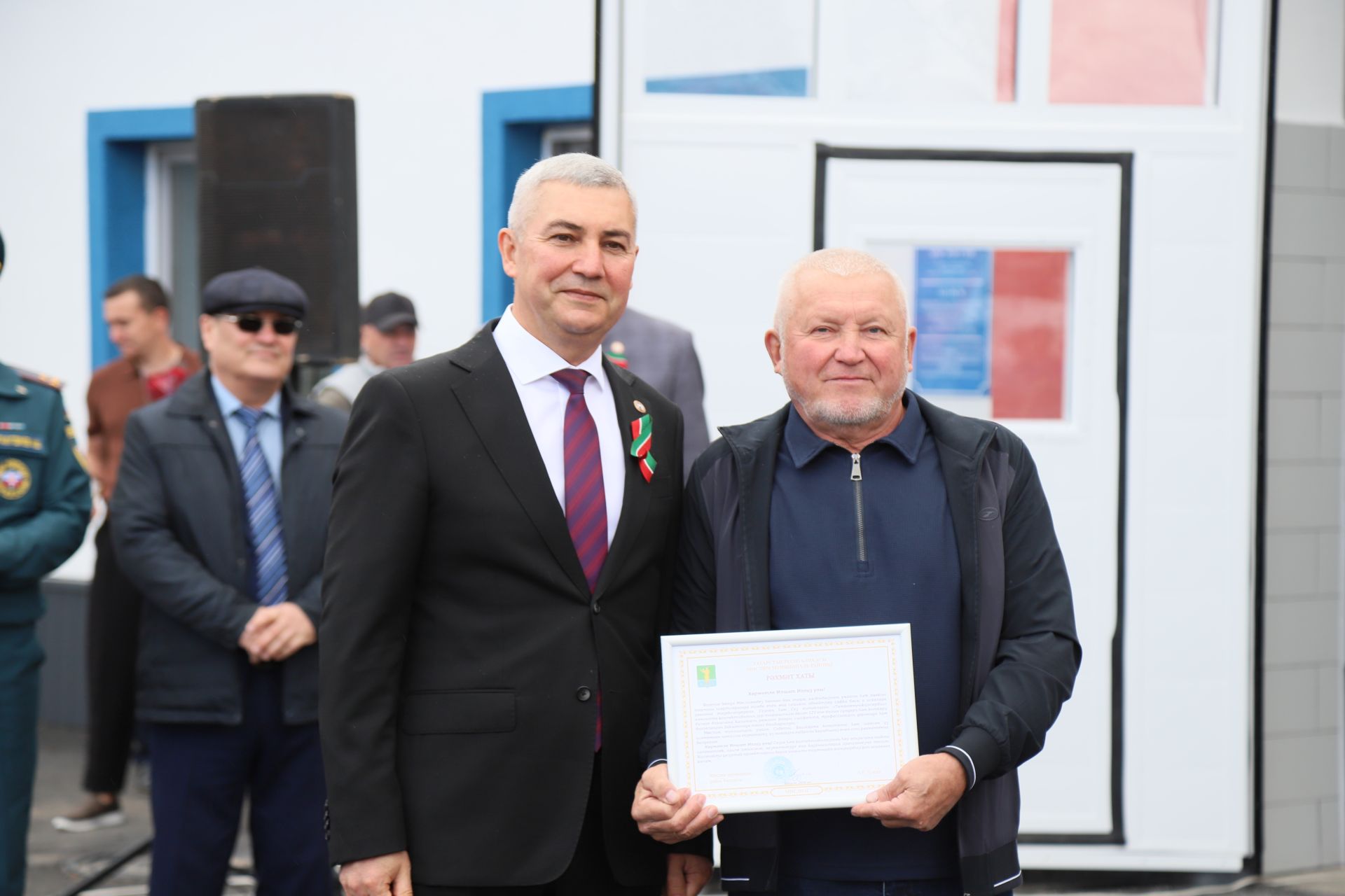 Капиталь ремонттан соң, Мөслимнең янгын сүндерү бүлеге бинасы файдануга тапшырылды