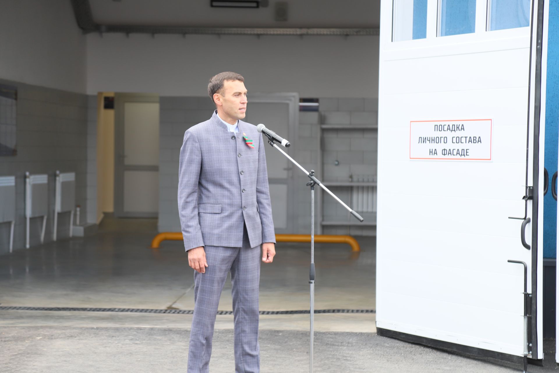 Капиталь ремонттан соң, Мөслимнең янгын сүндерү бүлеге бинасы файдануга тапшырылды