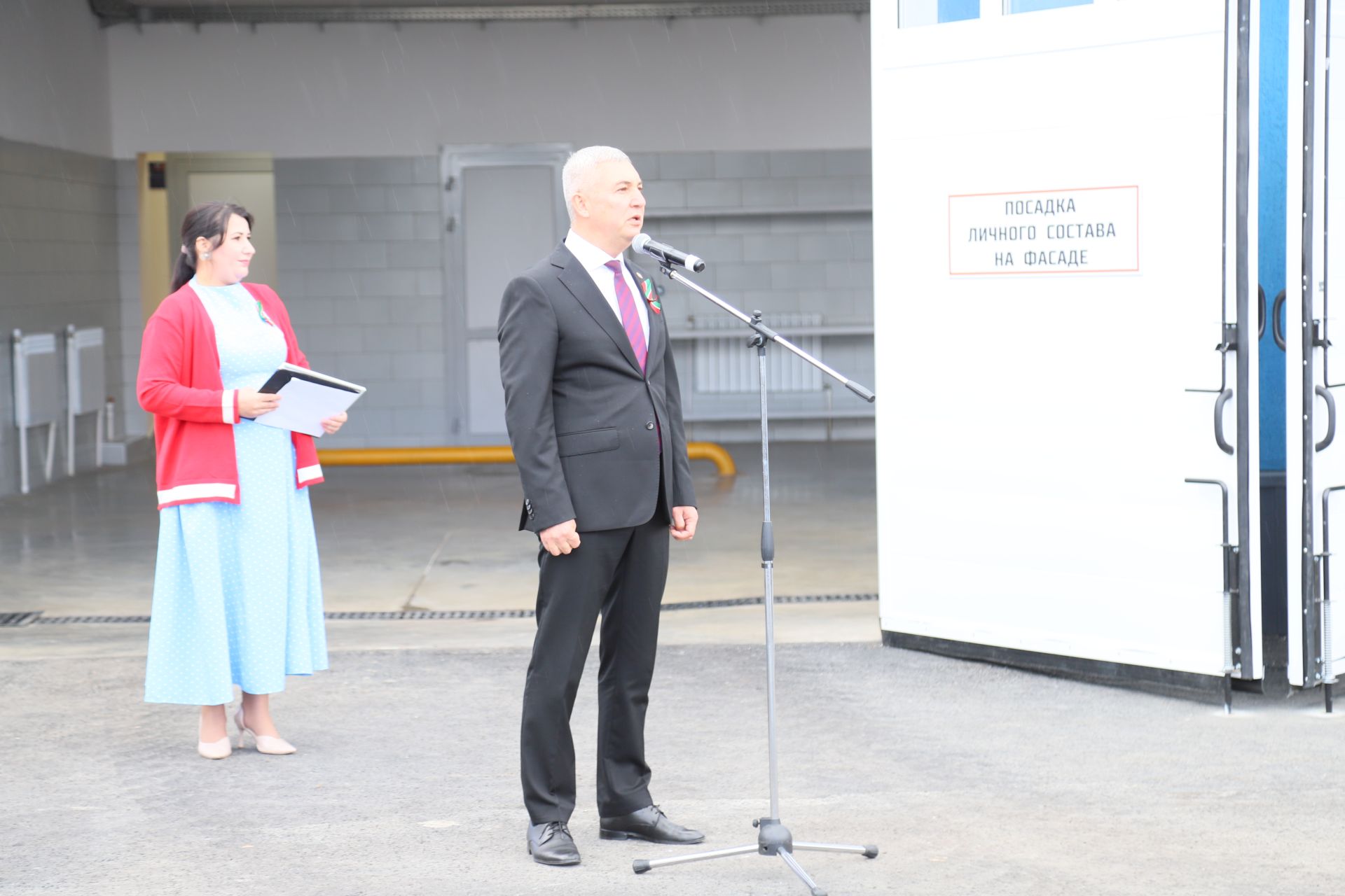 Капиталь ремонттан соң, Мөслимнең янгын сүндерү бүлеге бинасы файдануга тапшырылды
