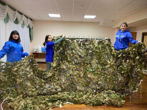 «Яшь Гвардия» активистлары  челтәр үрделәр