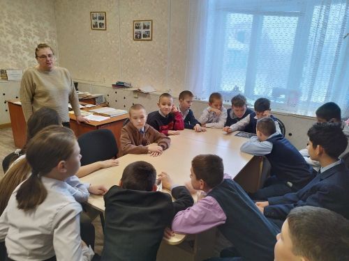Түбән Табын интернат-мәктәбе укучылары Мөслимгә экскурсиягә килделәр
