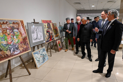 Рөстәм Миңнеханов Татар авыллары эшкуарларының XI бөтенроссия җыенында катнашты