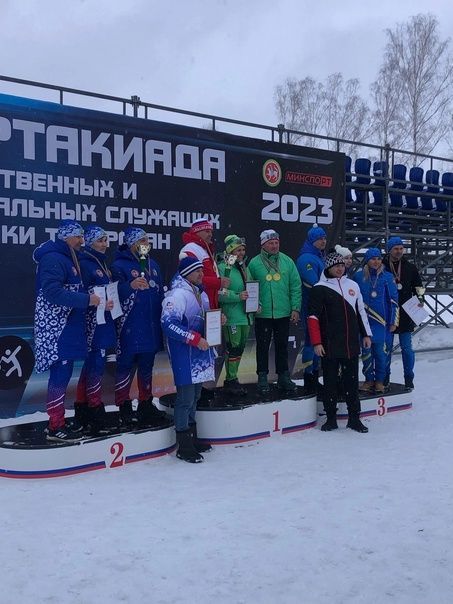 Мөслим районы командасы чаңгы ярышларында катнашты
