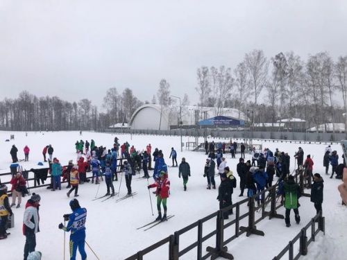 Мөслим районы командасы чаңгы ярышларында катнашты