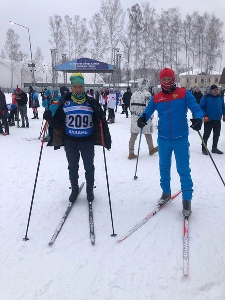Мөслим районы командасы чаңгы ярышларында катнашты