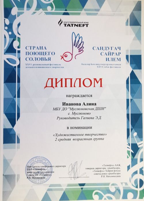 Рәсем бүлеге укучылары фестивальдә катнашты