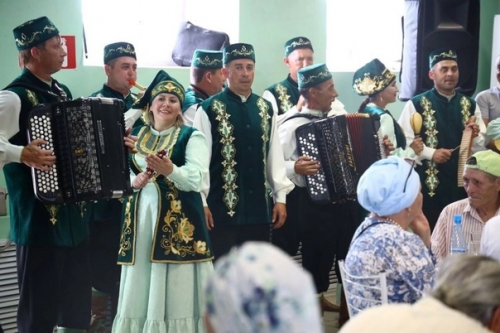 «Мөслим тугайлары» Йолдыз (Ичкин) авылына килде
