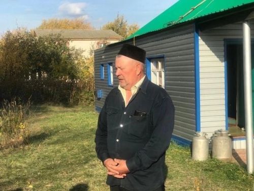 Атлас авылы мәчетенә манара утыртылды (фоторепортаж)