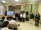 Мөслим лицее укучылары очрашуда катнашты