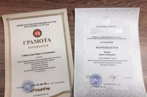 Республикакүләм олимпиада призерлары