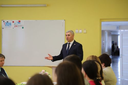 “Җитәкче белән иртәнге аш” чарасы гимназиядә