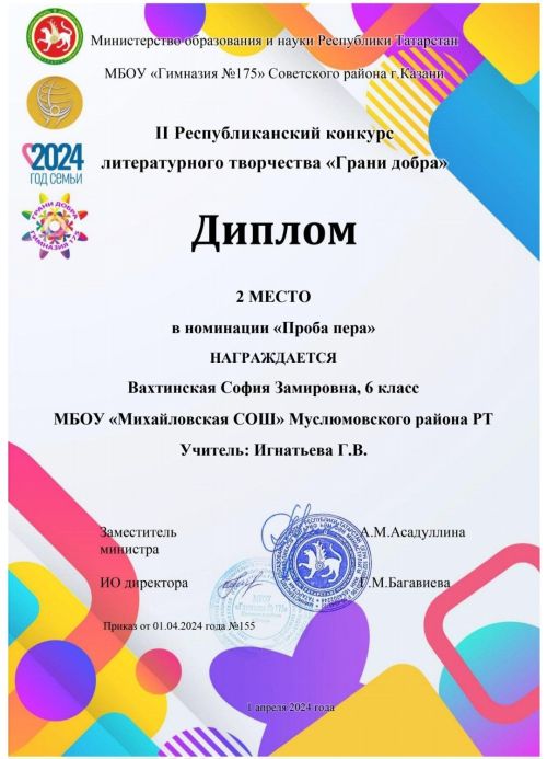 «Игелек чикләре»   республика бәйгесендә җиңү яулаганнар