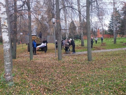 Барлык район халкы берләшеп, мемориаль комплексны тәртипкә китерде