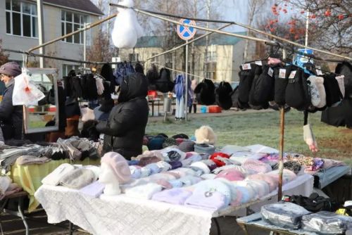 4 ноябрь көнне район мәдәният йорты каршындагы мәйданда ярминкә гөрләде