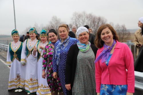 Дүрт ай дәвам иткән ремонттан соң тантаналы төстә күпер ачылды