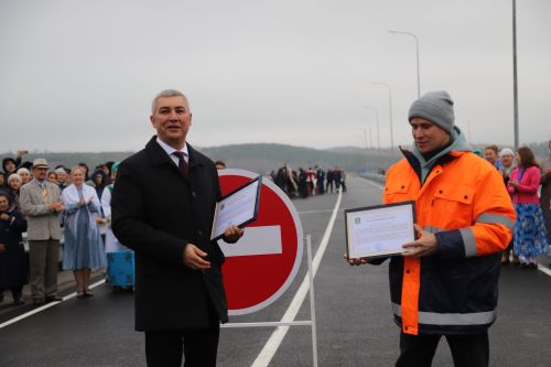 Дүрт ай дәвам иткән ремонттан соң тантаналы төстә күпер ачылды