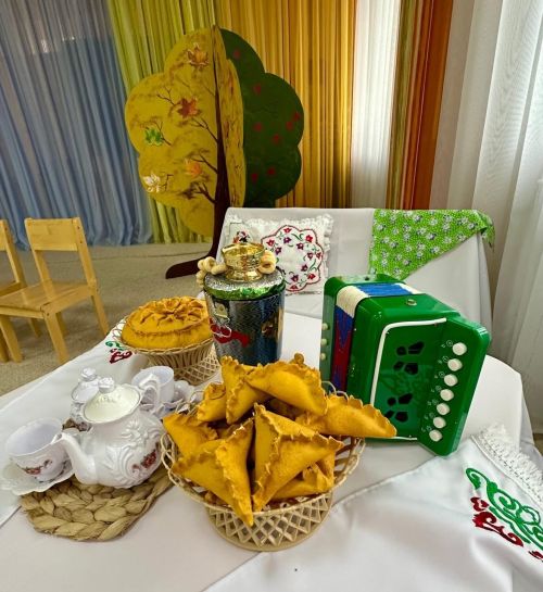 Мөслим «Күбәләк» балалар бакчасында татар халкының милли йоласы - Каз өмәсе уздырдылар