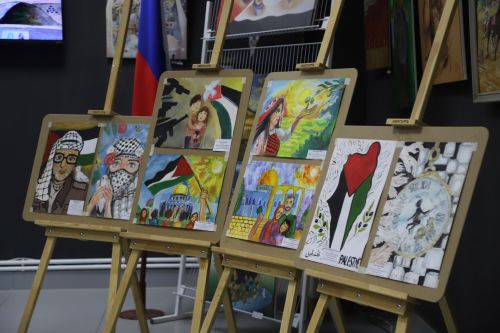 “Мөслим районы балалары күзлегеннән – Палестина” исемле 42нче халыкара балалар иҗат күргәзмәсе ачылды