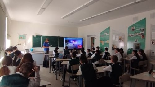 Язгы каникуллар алдыннан 7 нче сыйныф укучылары өчен юл иминлеге турында профилактик әңгәмә