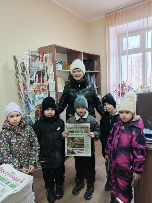 «Авыл утлары» газетасы редакциясенә кечкенә кунаклар килде