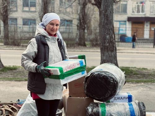 Район башлыгы Альберт Хуҗин җитәкчелегендә бертөркем райондашларыбыз МХОдәге егетләргә ярдәм йөге тапшырды