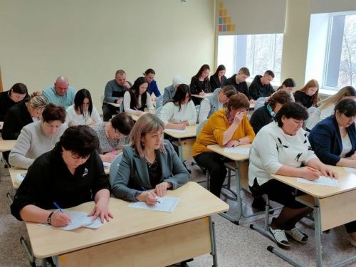 Мөслим лицее укытучылары һәм укучылары «Тоталь диктант» халыкара агарту акциясендә катнаштылар