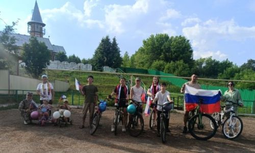 Баланлы авылында да велойөреш уздырганнар