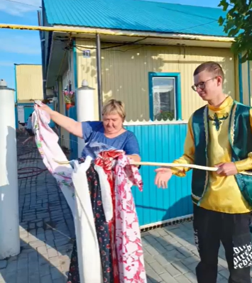 Мөслим лицее коллективы - сөрән салу йоласында